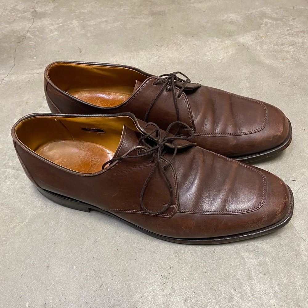 Allen Edmonds Men’s Burton Oxford Shoes Size 11.5 Brown Leather Classic